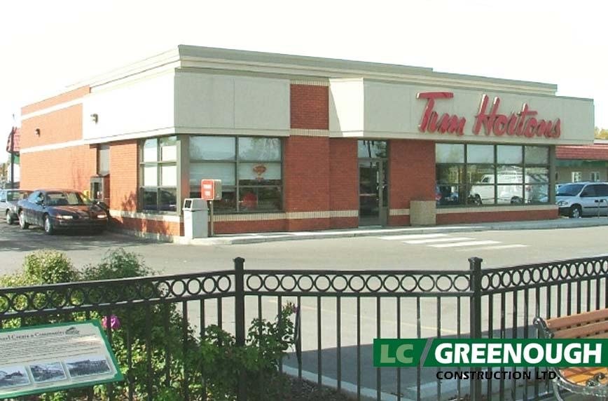 Tim Hortons commercial build